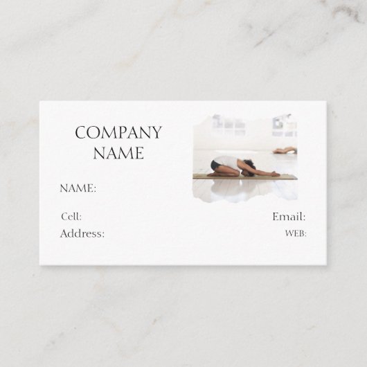 基本テンプレート名刺 名刺 (正面)