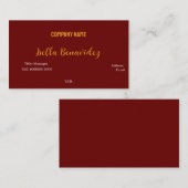 基本テンプレート名刺 名刺 (正面/裏面)