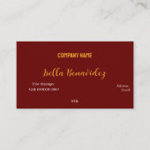 基本テンプレート名刺 名刺 (正面)