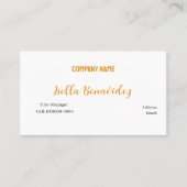 基本テンプレート名刺 名刺 (正面)