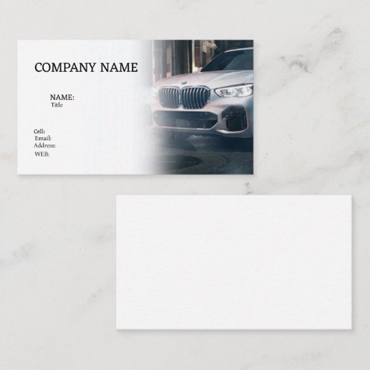 基本テンプレート名刺 名刺 (正面/裏面)