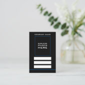 基本デザイン、フォトIDカード 名刺 (スタンド正面)