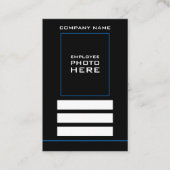 基本デザイン、フォトIDカード 名刺 (正面)