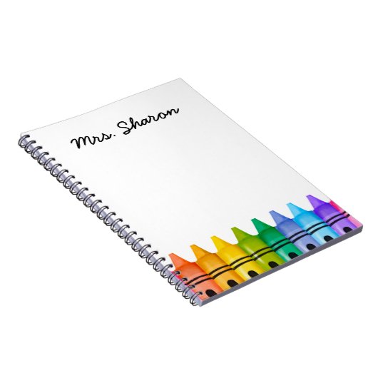 基本パーソナライズされたプライマリ先生名 ノートブック (右側)