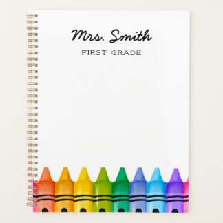 基本パーソナライズされたプライマリ先生名 プランナー手帳