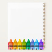 基本パーソナライズされたプライマリ先生名 プランナー手帳 (裏面)