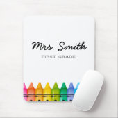基本パーソナライズされたプライマリ先生名 マウスパッド (マウス)