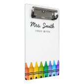 基本パーソナライズされたプライマリ先生名 ミニクリップボード (アングル)