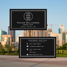 基本ビジネスロゴ企業のプロフェッショナル会社 名刺