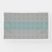 基本フォトテンプレート 60枚の写真 - 色の変更可能 横断幕 (横)