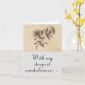 基本フローラ葬儀の共感カード カード (黄色い花)