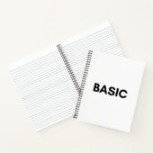 基本ブラック ノートブック (内部)