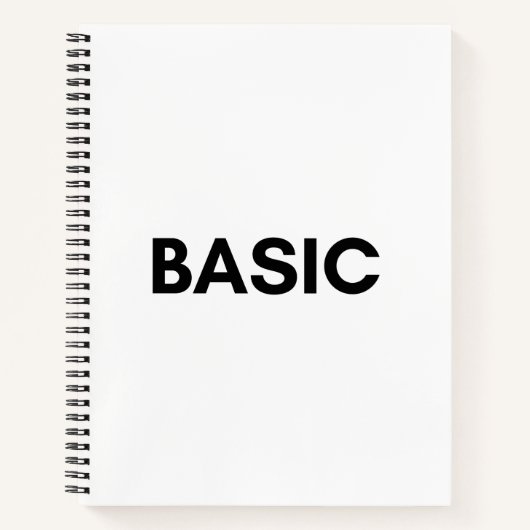 基本ブラック ノートブック (正面)