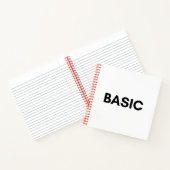 基本ブラック ノートブック (内部)