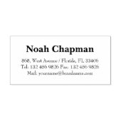 基本プロフェッショナル名連絡情報 セルフインキングスタンプ (デザイン)