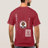 基本マルーンTシャツ Tシャツ (裏面)