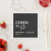 基本ミニマルシンプルリストモダン応援ハートナプキン スタンダードカクテルナプキン (インサイチュ)