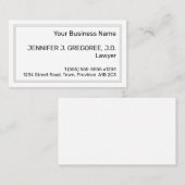 基本ミニマルプロフェッショナル名刺 名刺 (正面/裏面)