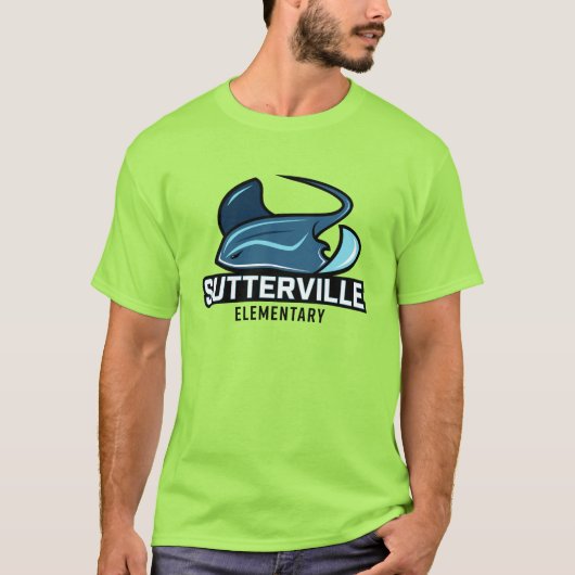 基本ユニセックスTシャツ(Sutterville) Tシャツ (正面)