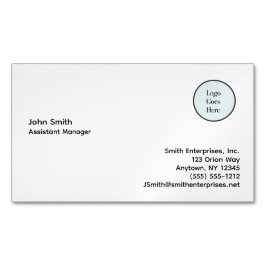 基本ロゴ情報会社のビジネスマグネット マグネット名刺