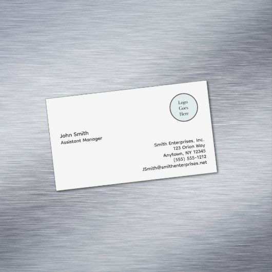 基本ロゴ情報会社のビジネスマグネット マグネット名刺 (インサイチュ)