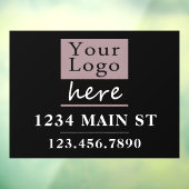 基本ロゴ 住所 電話番号 ウィンドウサイン (シート3)