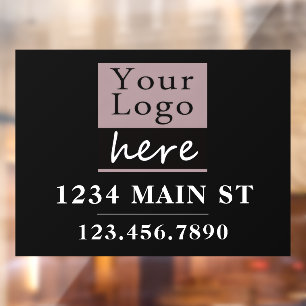 基本ロゴ 住所 電話番号 ウィンドウサイン