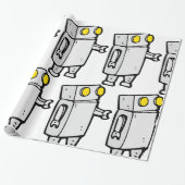 基本ロボット ラッピングペーパー (アンロールド)