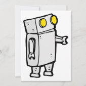 基本ロボット 招待状 (正面)