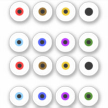 基本不気味眼カラフル球