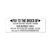 基本事務所又は日本銀行の命令による支払 セルフインキングスタンプ (デザイン)