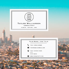 基本企業のプロフェッショナル会社のロゴ 名刺