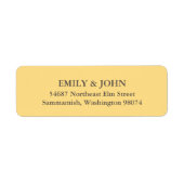 基本住所 シール (正面)