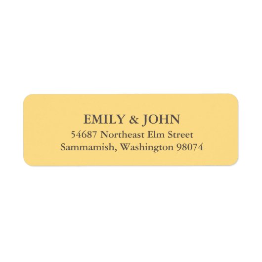 基本住所 シール (正面)