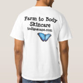 基本体Skincareへの農場- Tシャツ (裏面)