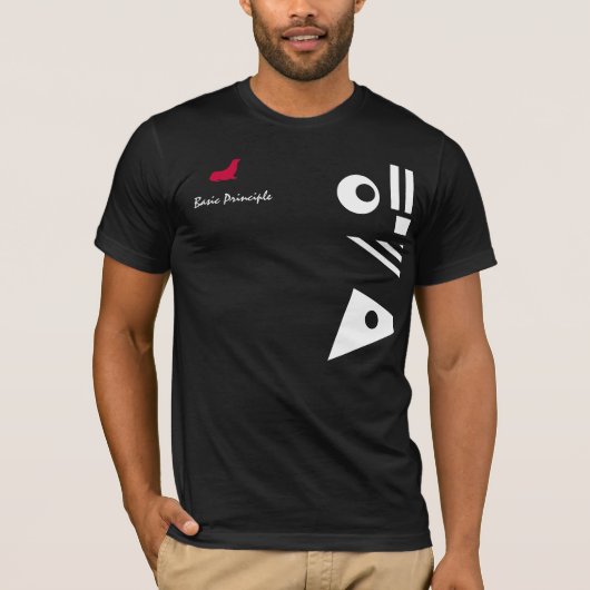 基本原則のティー Tシャツ (正面)