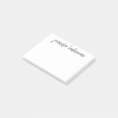 基本名 – 色とフォントを編集可能 ポストイット (アングル)