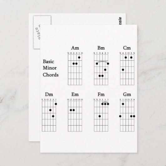 基本和音 ポストカード (正面/裏面)