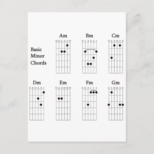 基本和音 ポストカード (正面)