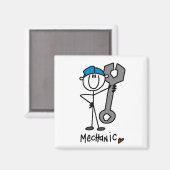 基本整備士Tシャツとギフト マグネット (正面/裏面)