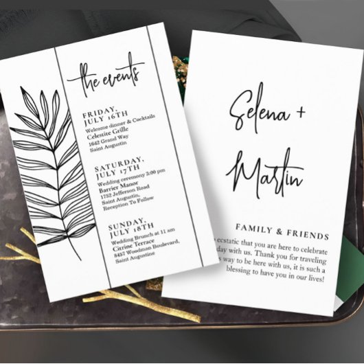 基本文字結婚のイベントのタイムライン