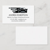 基本洗車移動式自動車詳細機能 名刺 (正面/裏面)