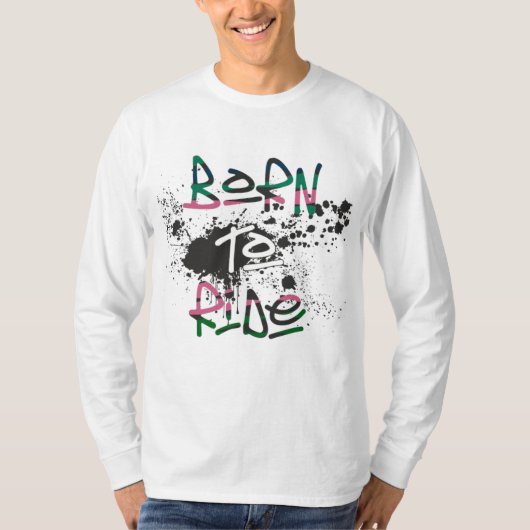 基本生まれ長袖Tシャツに乗る Tシャツ (正面)
