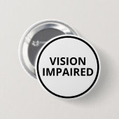 基本白黒文字視覚障害 缶バッジ (正面&裏面)
