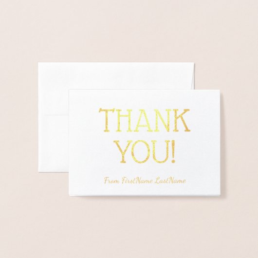 "基本的で及び明白ありがとう!" カード (封筒付き正面)