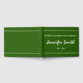 基本的で落ち着いた思い出のゲストブック ゲストブック (全面)