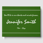 基本的で落ち着いた思い出のゲストブック ゲストブック (正面)