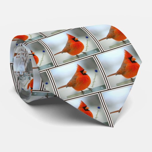 基本的で赤い鳥 ネクタイ (ロール)