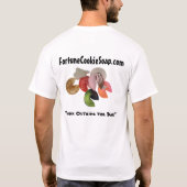 基本的なおみくじ入りクッキーsoap.com tシャツ (裏面)