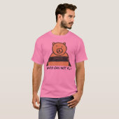 基本的なくまは飛ぶことができません Tシャツ (正面フル)